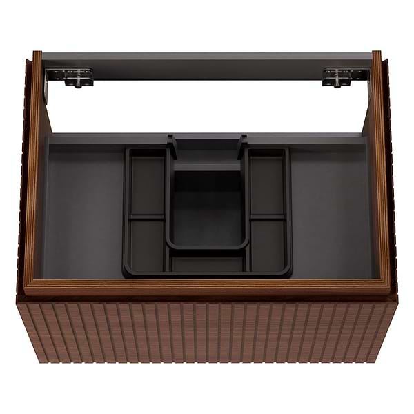 Melrose Walnut 30" Single Vanity without Top