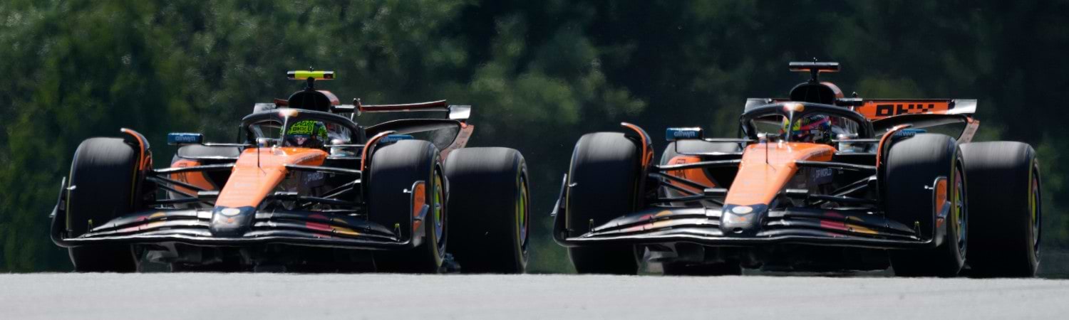 Norris-Piastri en gp silverstone de Fórmula 1