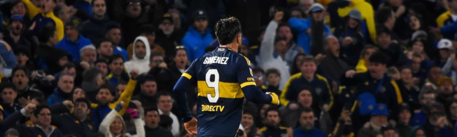 jugador jimenez de Boca juniors vs Banfield