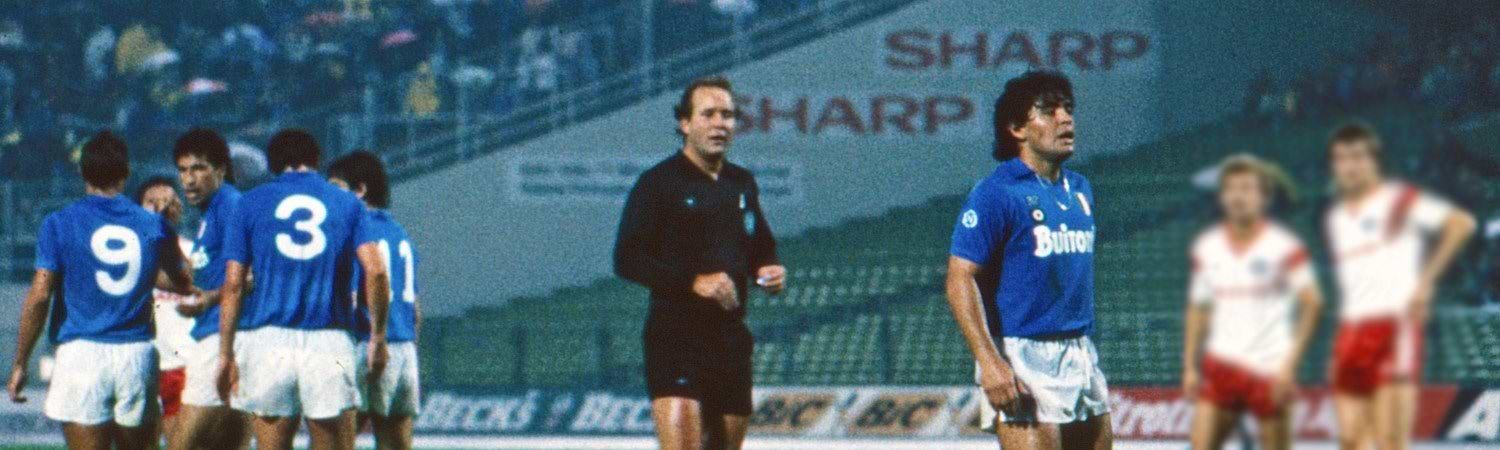 partido de Maradona con Nápoles en 1984