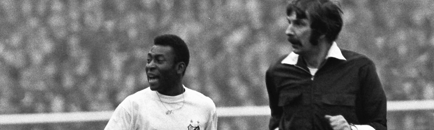 pele cuando fue bicampeón de la Copa Libertadores con Santos en 1963