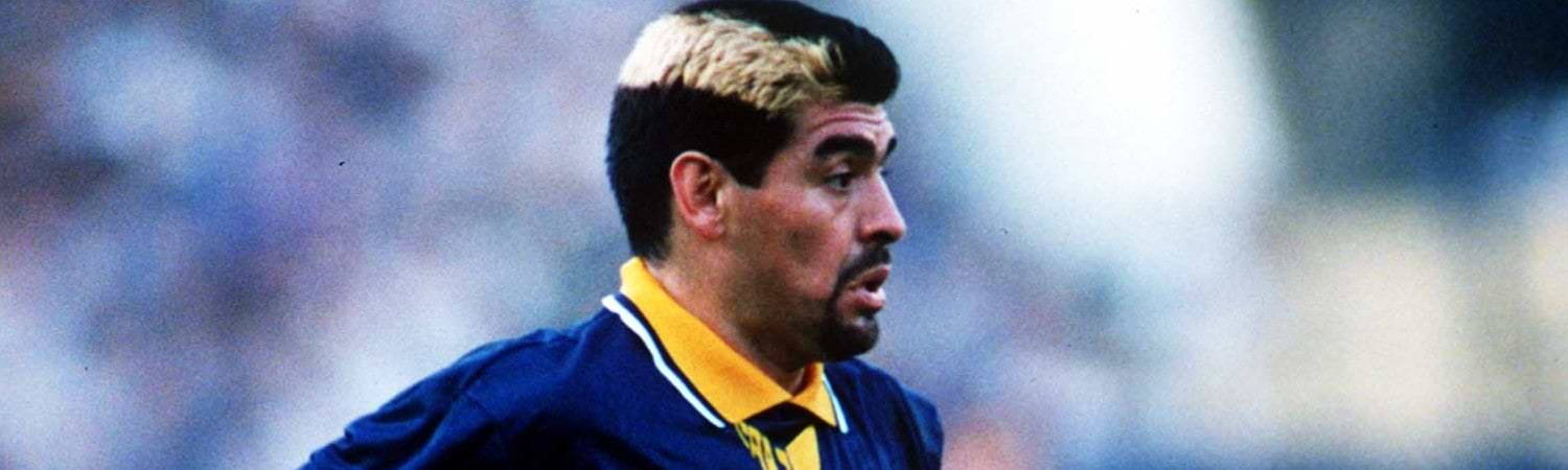 maradona regresa a boca en 1995