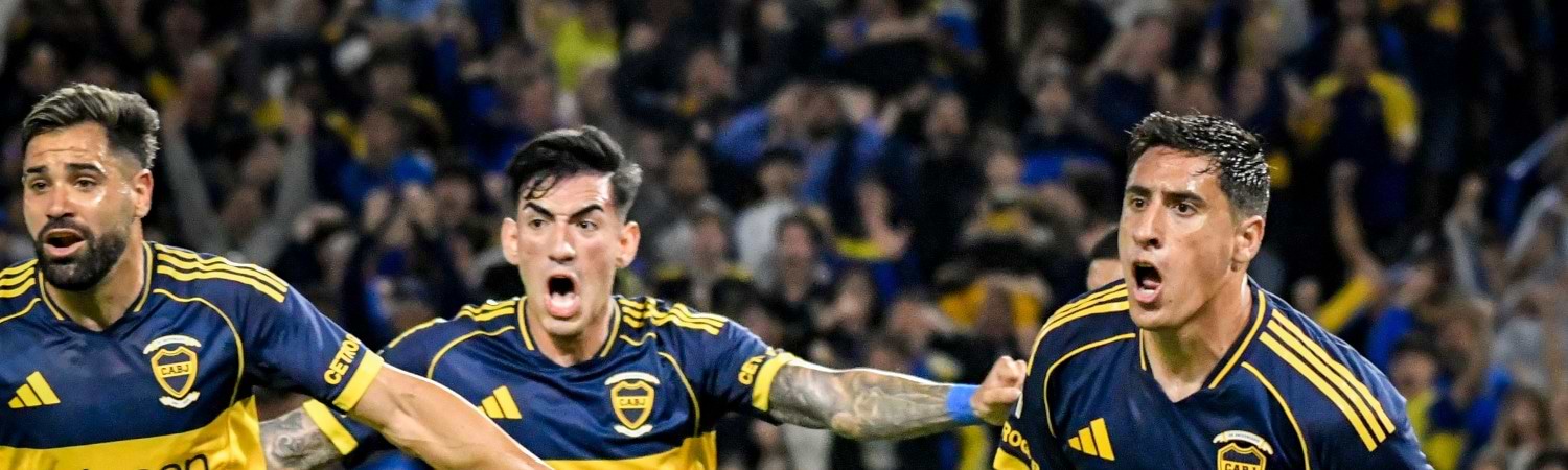 jugadores de Boca Juniors vs Racing 2025 en La Bombonera