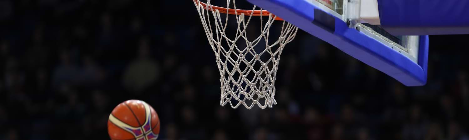 background cover basquetball balon encestando