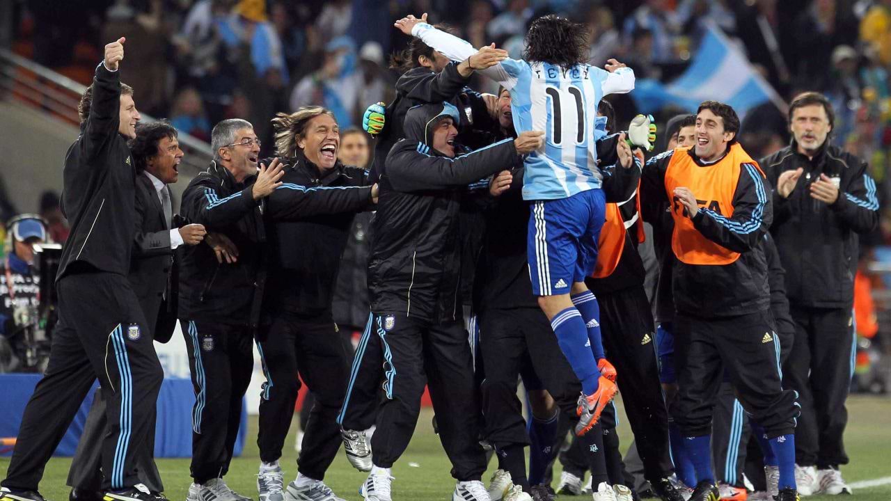 Carlos Tévez en los Mundiales 2010