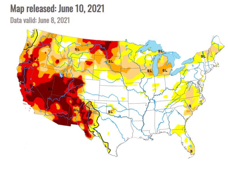 current drought map current drought map