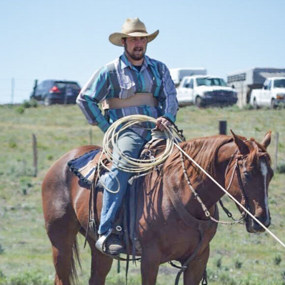 Alec Oliver on horse Alec Oliver on horse