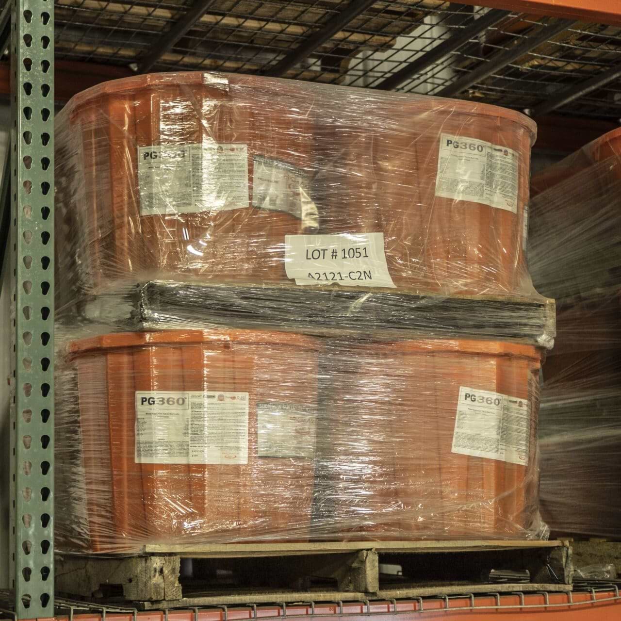 250-pound tub storage 250-pound tub storage