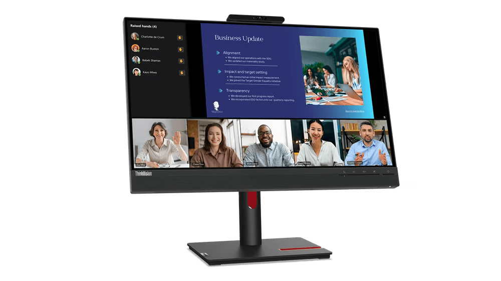 מסך מחשב Lenovo ThinkVision T24v-30 63D8MAT3IS ‏23.8 ‏אינטש Full HD לנובו