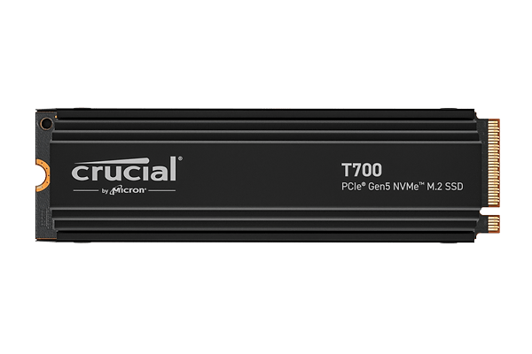Crucial SSD 2TB T700 NVMe M.2 PCIe Gen5 with heatsink CT2000T700SSD5