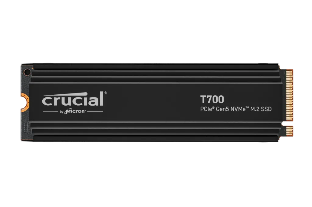 Crucial SSD 2TB T700 NVMe M.2 PCIe Gen5 with heatsink CT2000T700SSD5