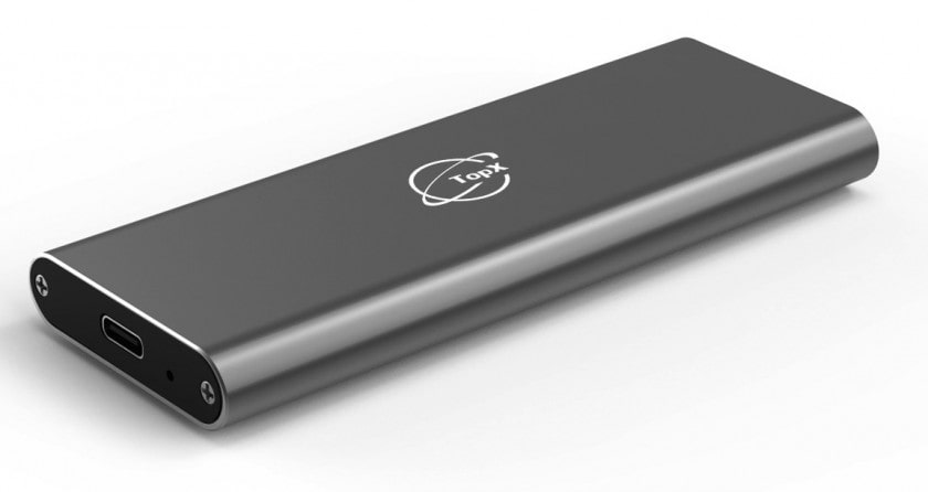 מארז חיצוני לכונני NVME PCIE SSD M.2 בחיבור USB-C/A