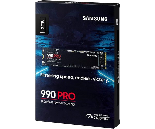 כונן SSD ‏ ‏פנימי Samsung pro 990 990 Pro MZ-V9P2T0BW 2000GB סמסונג