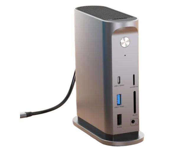ת. עגינה Solid HB703 15-in-1 with Nvme Support USB LAN PD 2XHDMI
