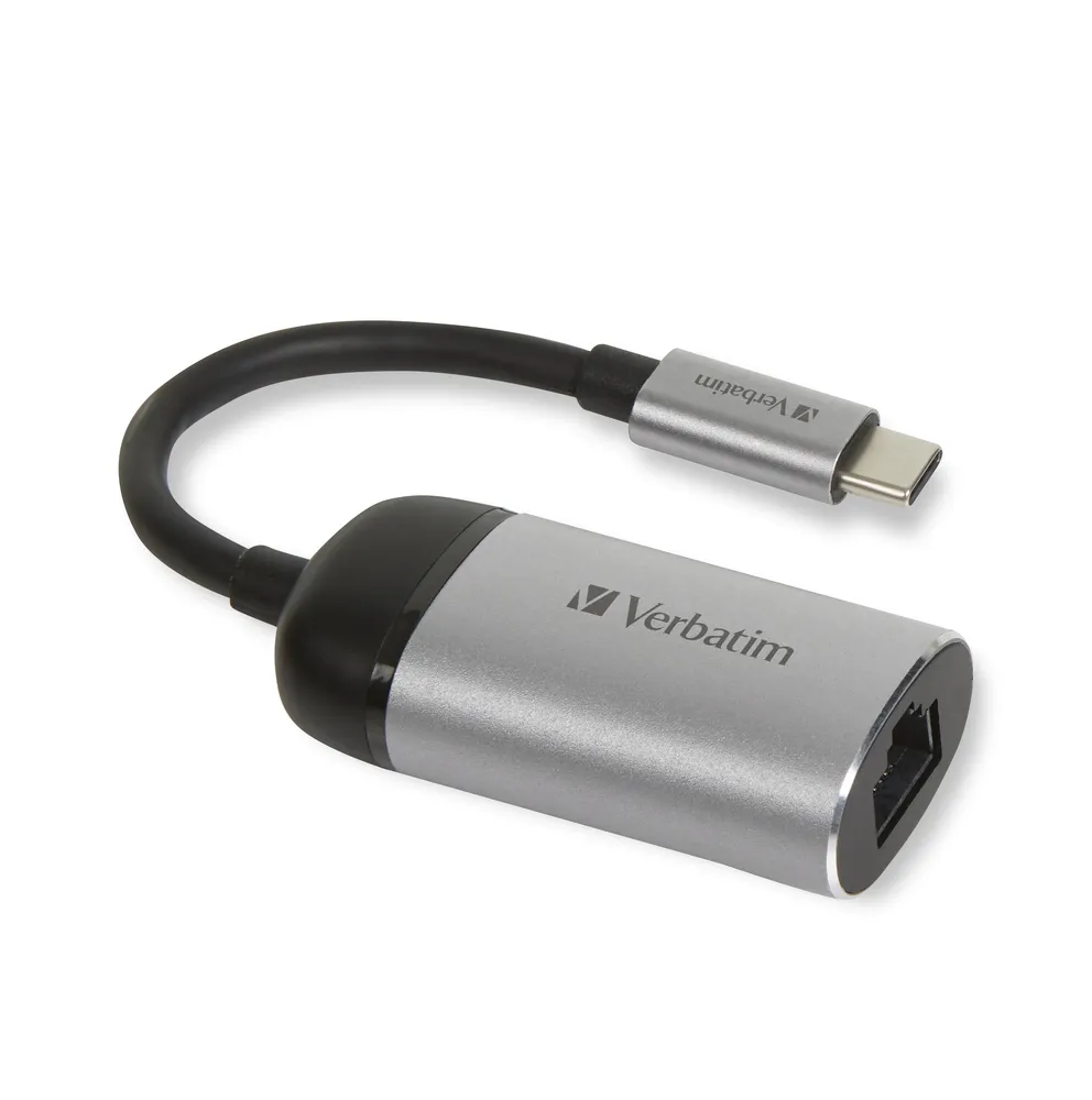מתאם Verbatim USB-C™ TO GIGABIT ETHERNET ADAPTER