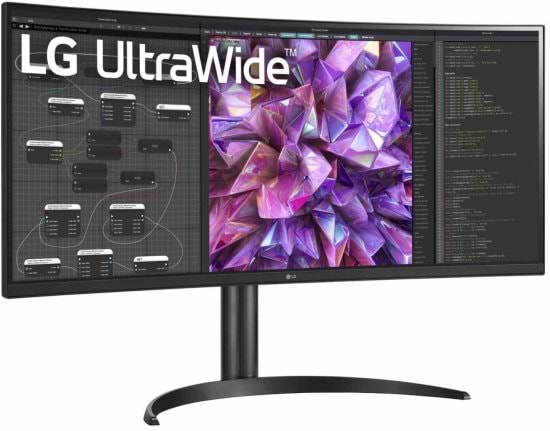 מסך מחשב ‏34 ‏אינטש LG UltraWide 34WQ75C-B UWQHD