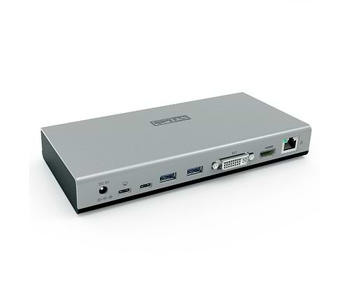תחנת עגינה ST Lab U-2470 TYPE-C 10G DUAL DISPALY HDMI/DVI/LAN/USB