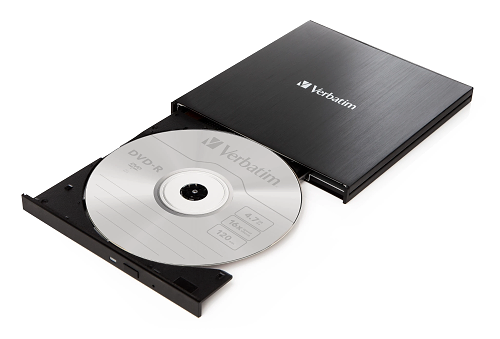 VERBATIM 43886 VERBATIM EXTERNAL SLIMLINE CD/DVD WRITER USB3.2 Gen1/USB-C