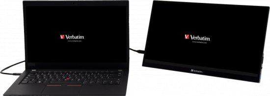 מסך מחשב Verbatim Portable Touchscreen Monitor PMT15 49592 Full HD