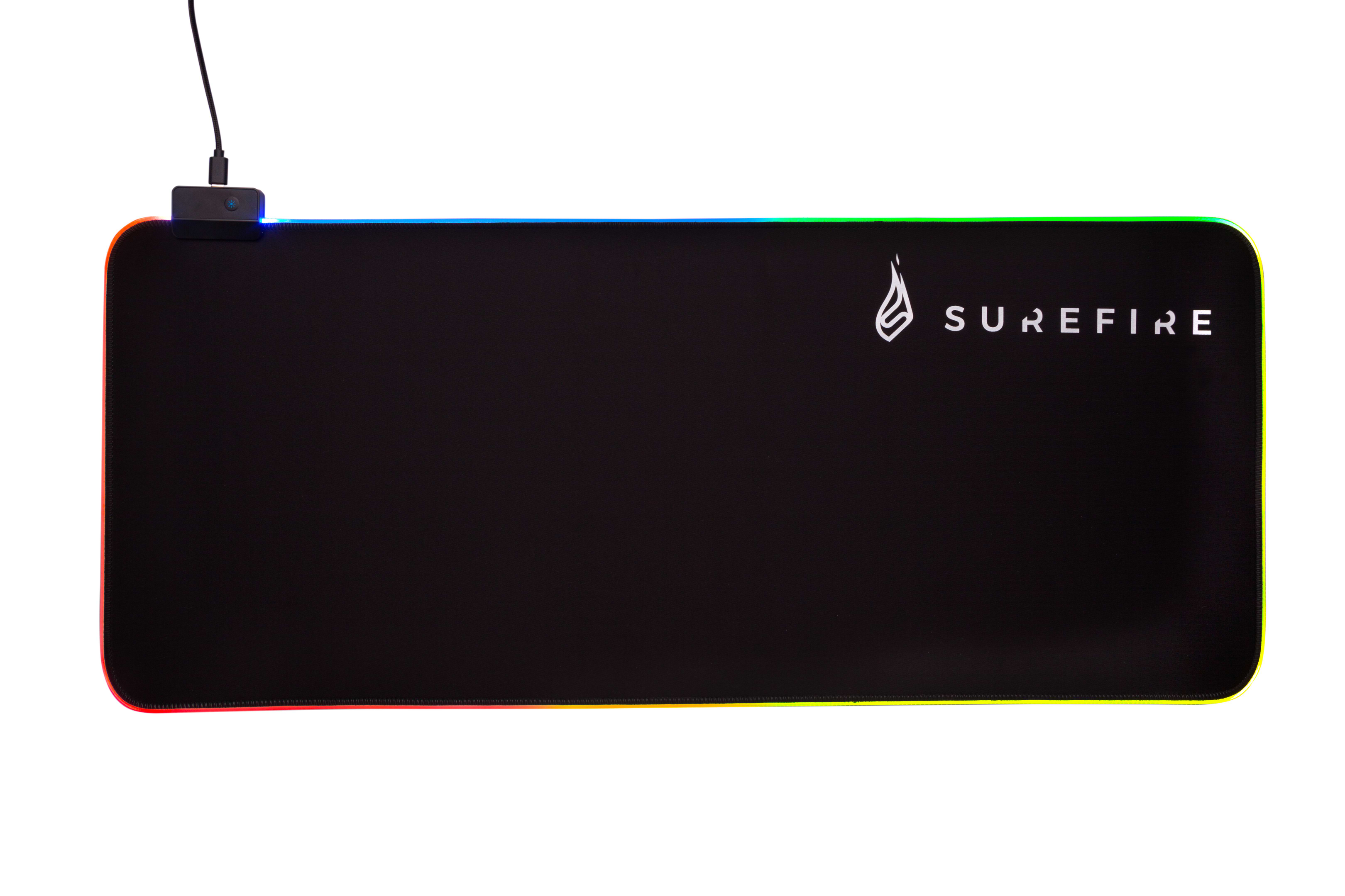 משטח לעכבר SUREFIRE SILENT FLIGHT RGB 680 GAMING MOUSE PAD 48813