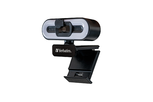 מצלמת רשת Verbatim AWC-02 Full HD 1080p Autofocus Webcam with Microphone and Light