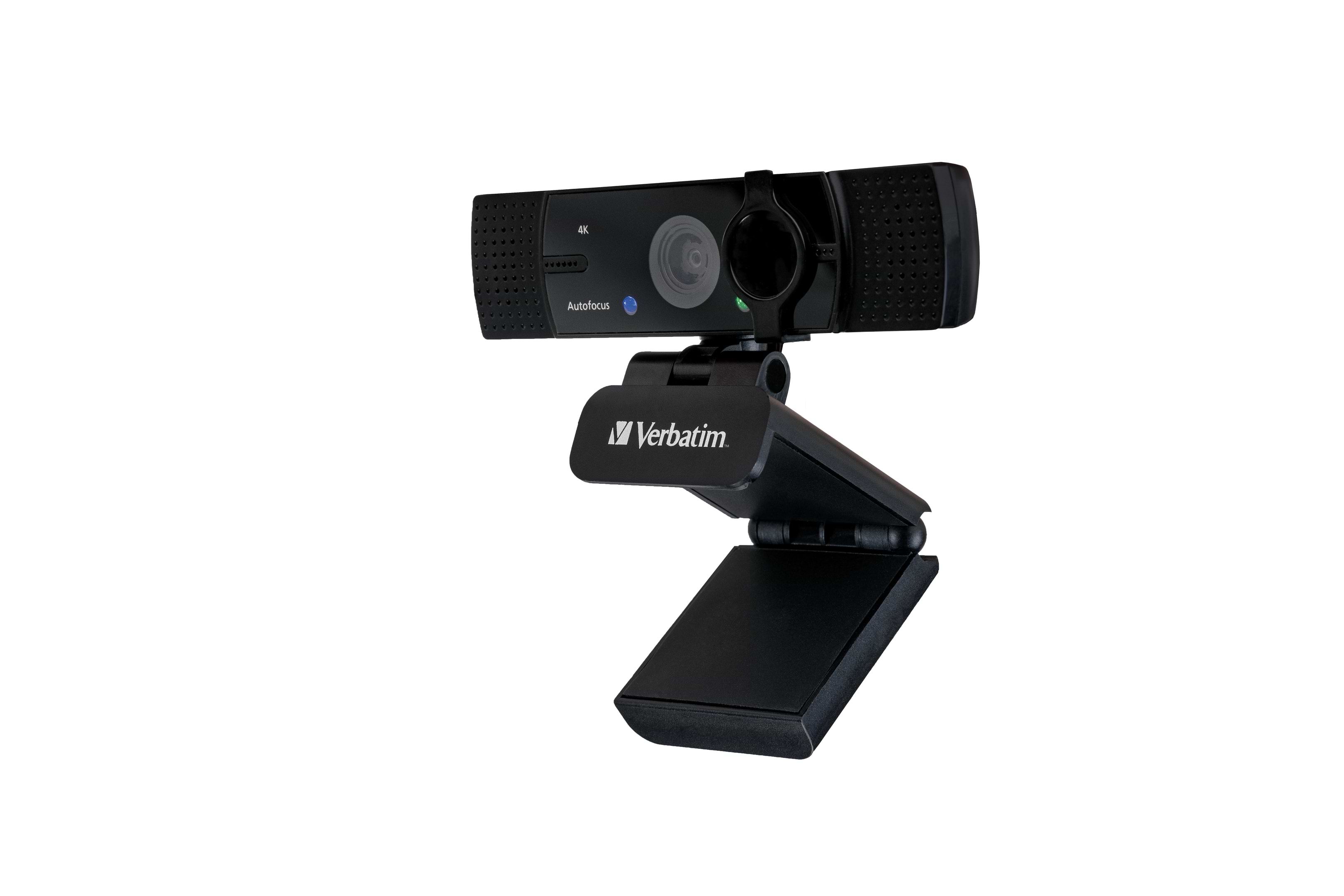 מצלמת רשת Verbatim AWC-03 Ultra HD 4K Autofocus Webcam with Dual Microphone