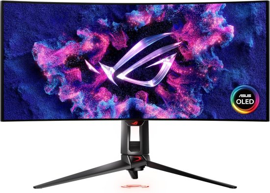 מסך מחשב גיימינג קעור ''Asus ROG Swift OLED PG34WCDM 240Hz 34