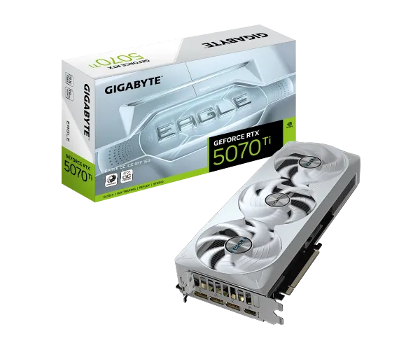  Gigabyte GeForce RTX 5070 Ti EAGLE OC ICE SFF 16G GV-N507TEAGLEOC ICE-16GD