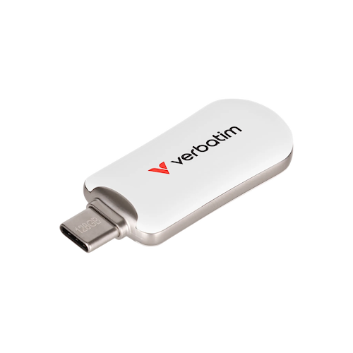 זכרון נייד Verbatim Plectra USB-C Flash Drive White 512GB 30231