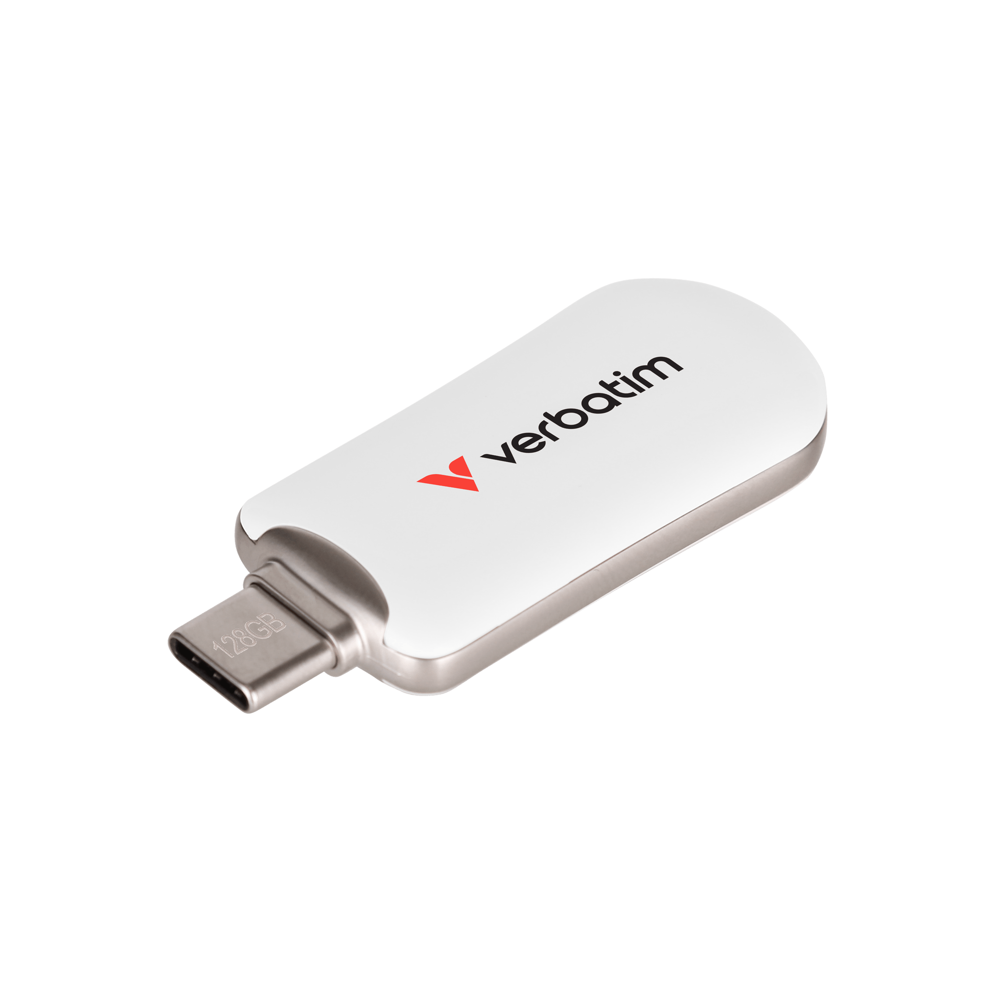 זכרון נייד Verbatim Plectra USB-C Flash Drive White 256GB 30230