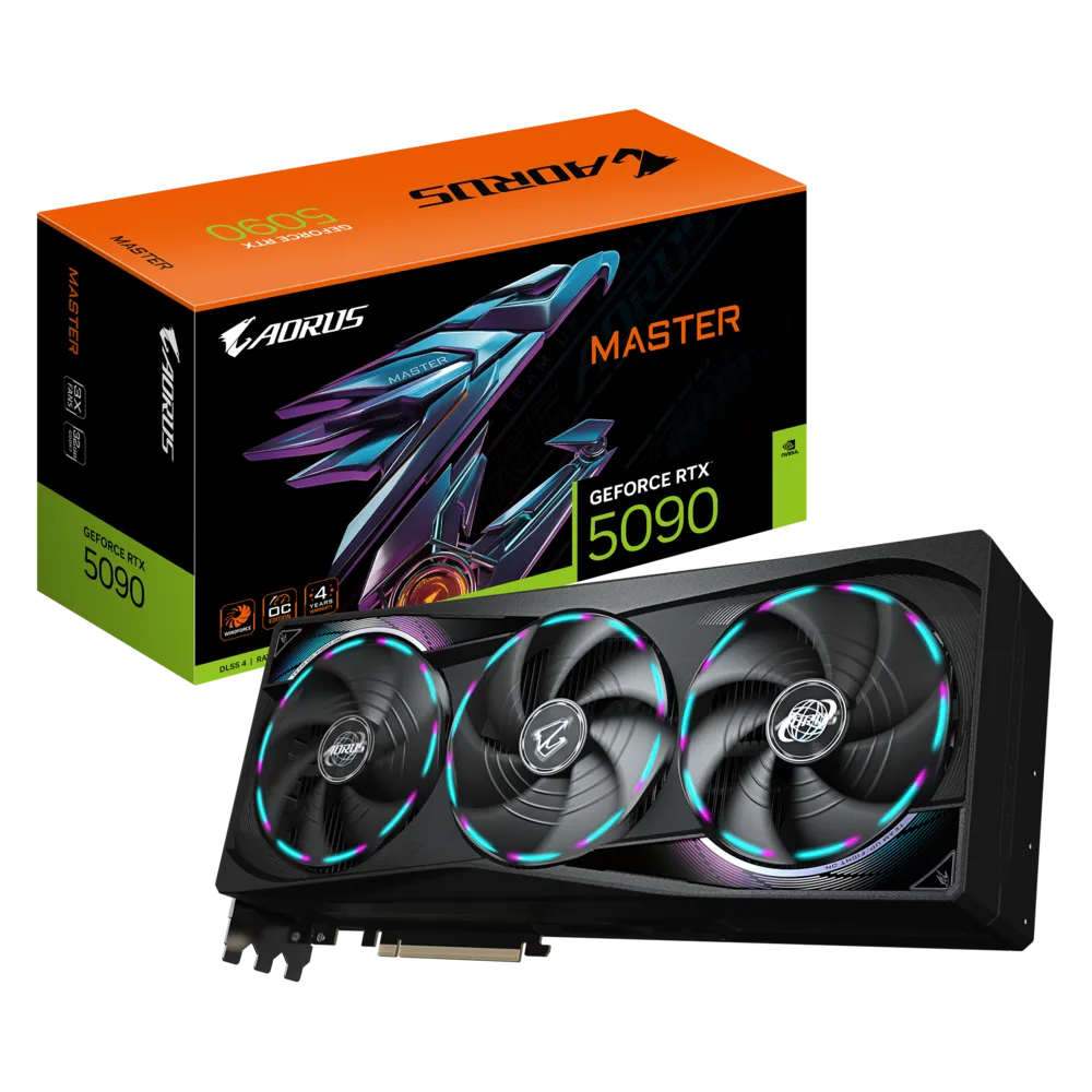 כרטיס מסך Gigabyte AORUS GeForce RTX 5090 MASTER 32G GV-N5090AORUS M-32GD