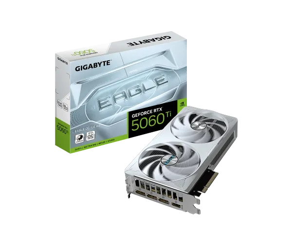 כרטיס מסך Gigabyte GeForce RTX 5060 Ti EAGLE OC GV-N506TEAGLEOC ICE-8GD