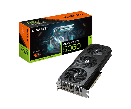 כרטיס מסך Gigabyte GeForce RTX 5060 Gaming OC 8GB GV-N5060GAMING OC-8GD