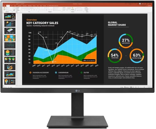 מסך מחשב ‏27 ‏אינטש LG 27BQ75QB QHD