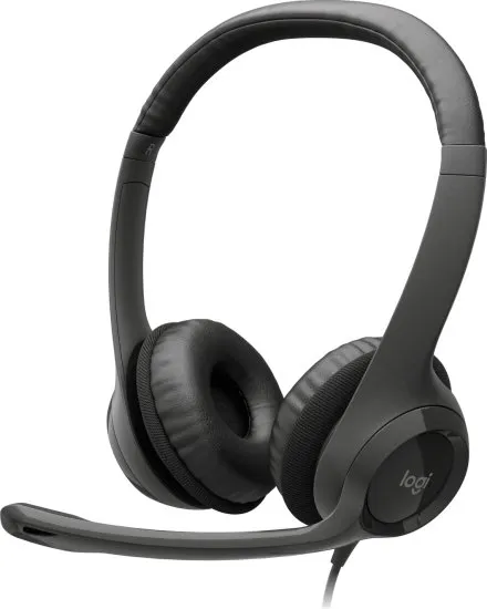 אוזניות חוטיות Logitech H390 לוגיטק