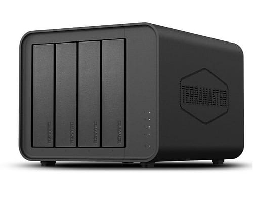 שרת אחסון Terramaster F4-424 4-BAY NAS N97 8GB DDR5 2.5GbE