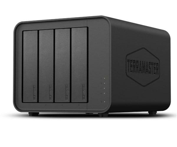 שרת אחסון Terramaster F4-424 4-BAY NAS N97 8GB DDR5 2.5GbE
