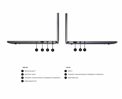 מחשב נייד Dell Pro 14 Premium PA14250 LT-RD33-16173 דל
