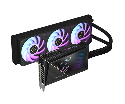 כרטיס מסך Gigabyte AORUS GeForce RTX 5080 XTREME WATERFORCE 16G GV-N5080AORUSX W-16GD