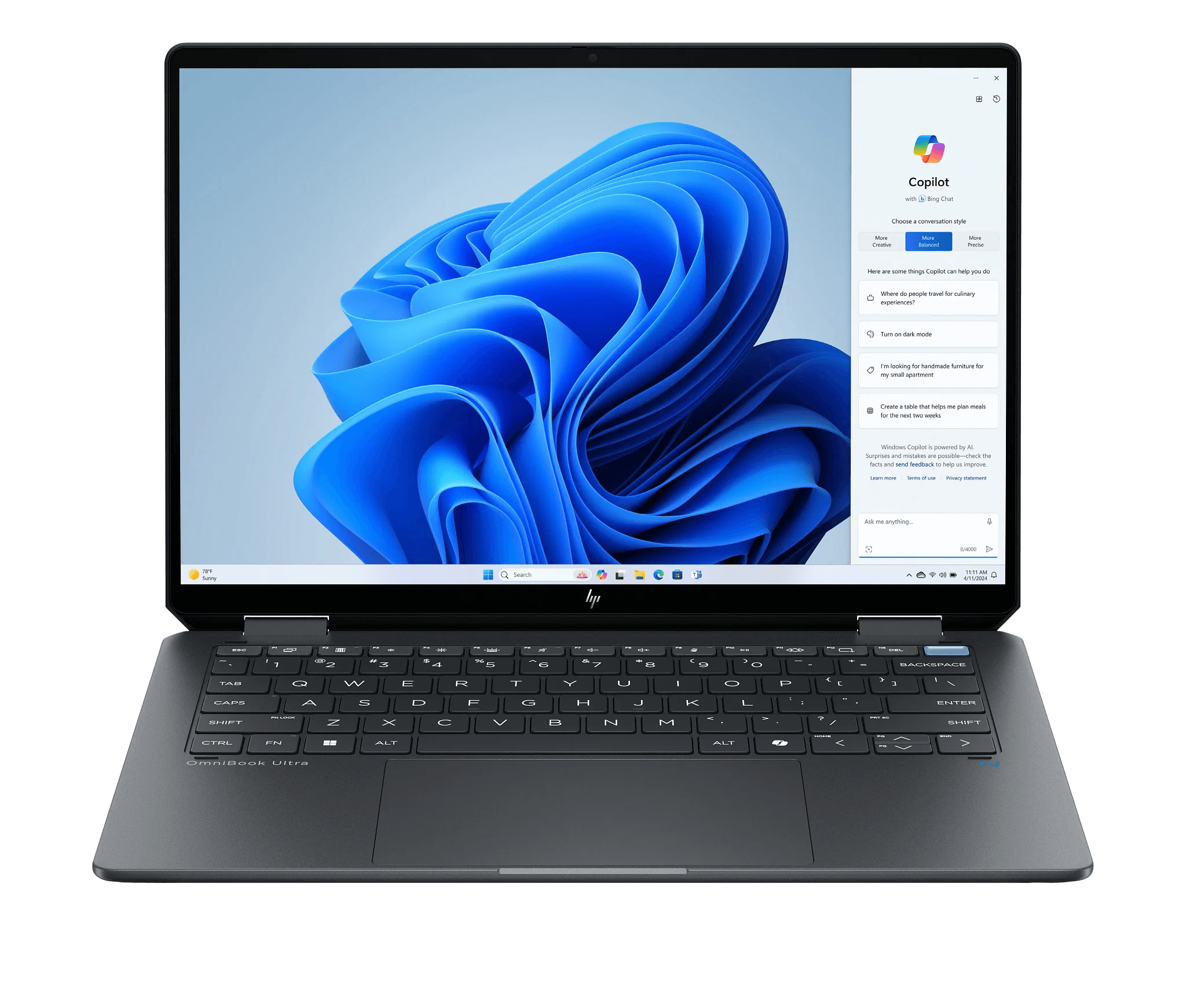 מחשב נייד HP OmniBook Ultra Flip 14" AI B2CN5EA