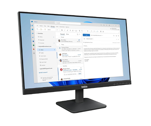 מסך מחשב ‎ Lenovo S24-4E 24 IPS 100 Htz HDMI VGA 64B5KAT1ISלנובו
