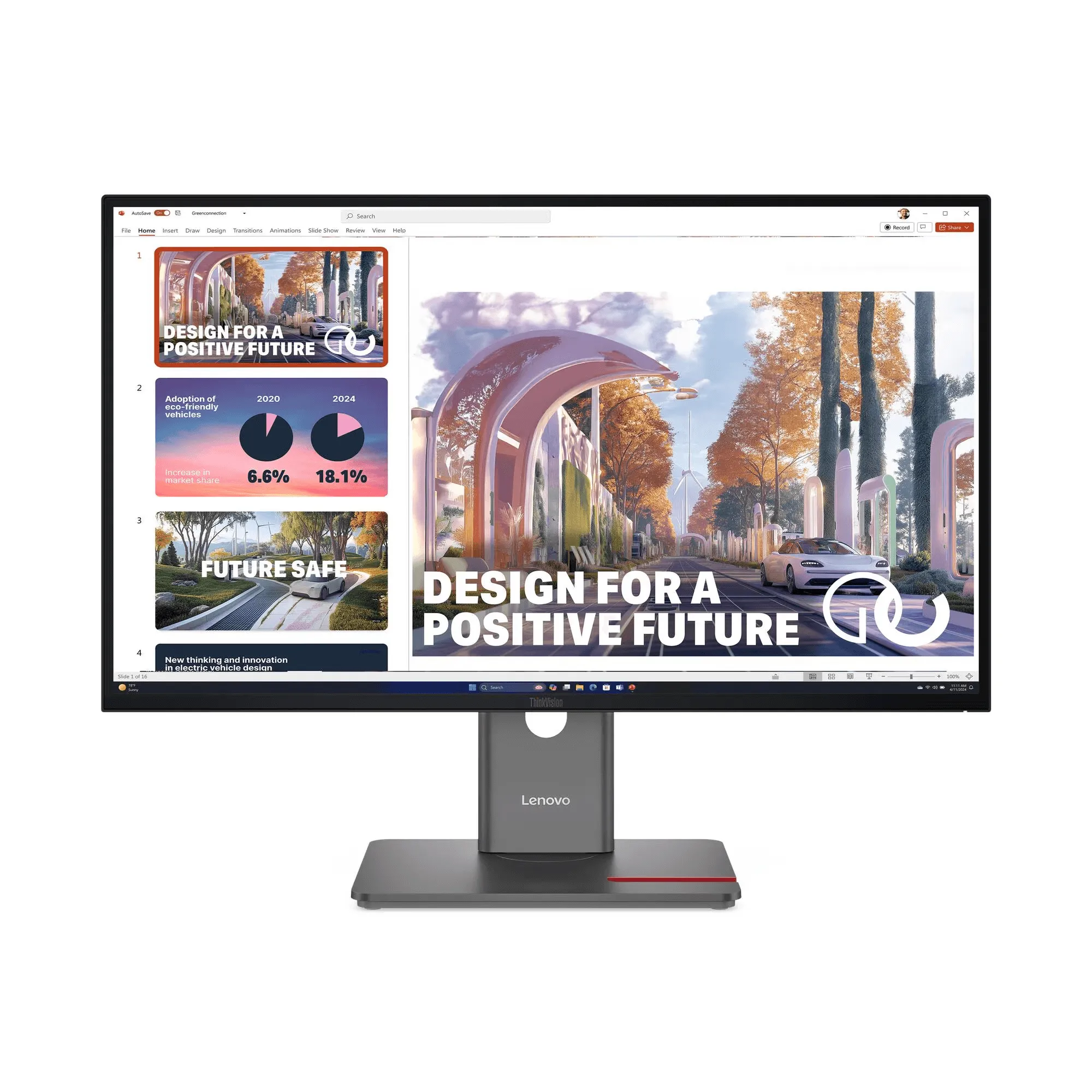 מסך מחשב Lenovo ThinkVision P27QD-40 64B3GAT2IS לנובו