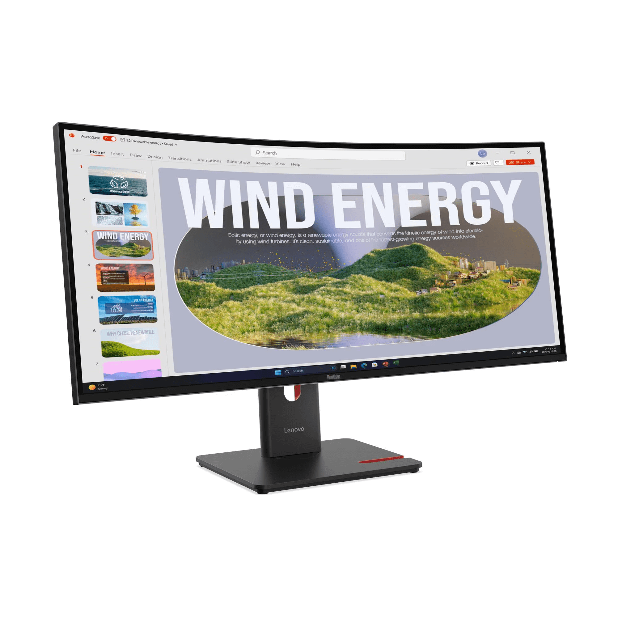 מסך מחשב Lenovo ThinkVision T34WD-40 לנובו