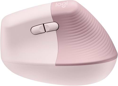 עכבר ארגונומי אנכי אלחוטי Logitech Lift - צבע Rose