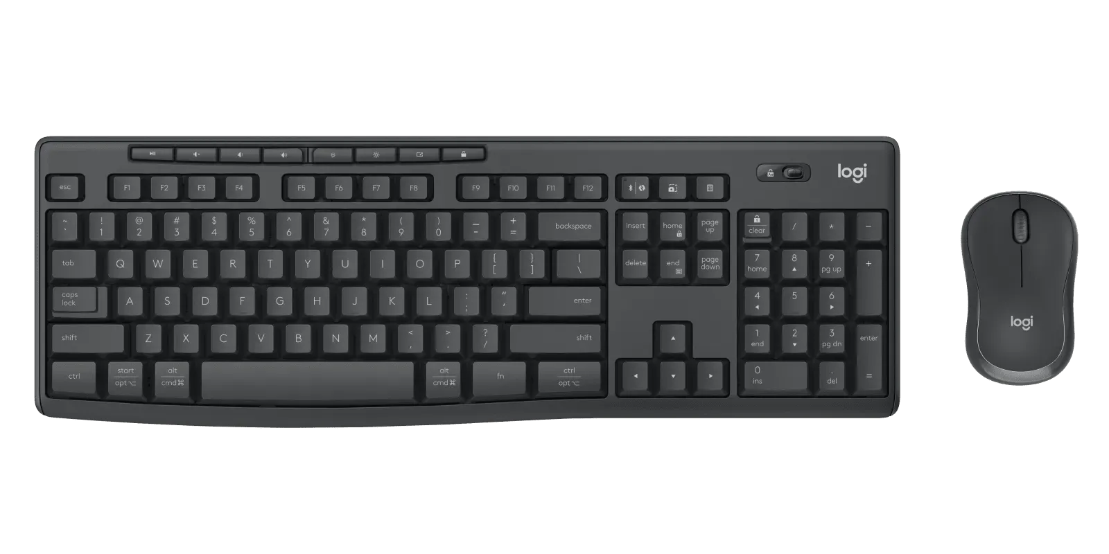 מקלדת ועכבר אלחוטיים Logitech MK370 Combo for Business
