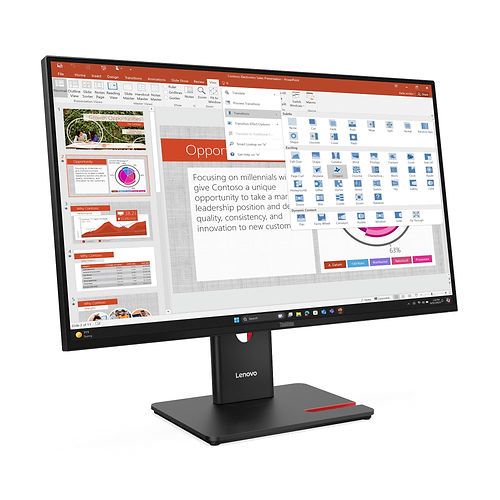 מסך מחשב Lenovo ThinkVision T27-40 64A5MAT6IS Full HD לנובו