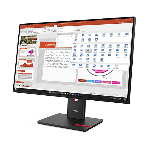 מסך מחשב Lenovo ThinkVision T27-40 64A5MAT6IS Full HD לנובו