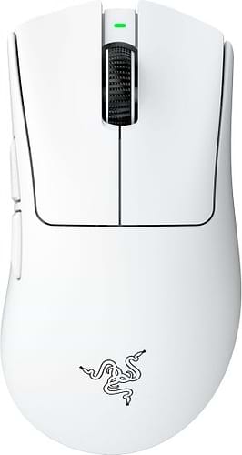 עכבר גיימינג ארגונומי אלחוטי Razer DeathAdder V4 Pro - לבן