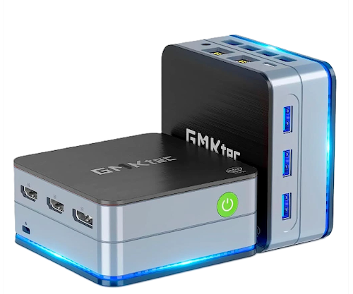 מחשב נייח קטן GMK-G2 Plus Intel N100 12GB 512NVME WIN11 Pro GMK-G2 12+512GB