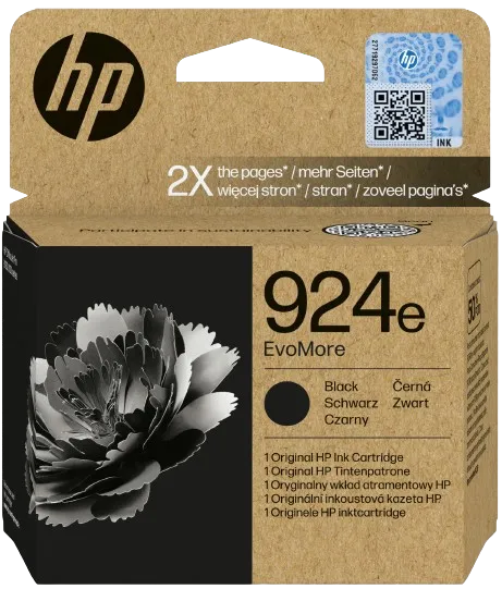 ראש דיו מקורי שחור HP 924E 4K0V0NE 1K